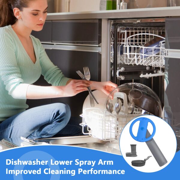 5304507158 Dishwasher Lower Spray Arm Assembly Replacement for Frigidaire - Image 4