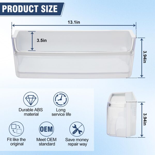 AAP73252302 Refrigerator Door Shelf Bin (LEFT) for LG Refrigerator Parts - Image 3