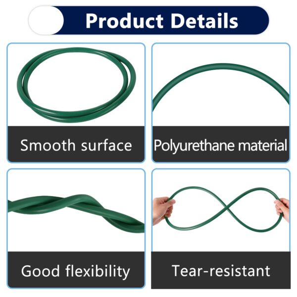 2Pcs PAN725SF Dryer Belt, Seamless Dryer Blower Fan Belt Mini, Compatible with 1.5 Cu.ft Mini Compact for Panda and Aluminus MOCO2 Dryer - Image 4
