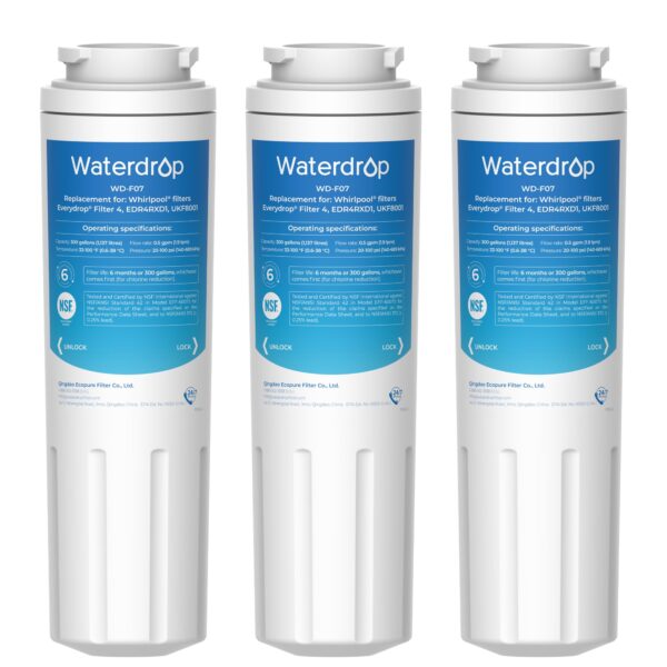 Waterdrop UKF8001 Water Filter Replacement for EveryDrop® Filter 4, 3 Pack - Image 3