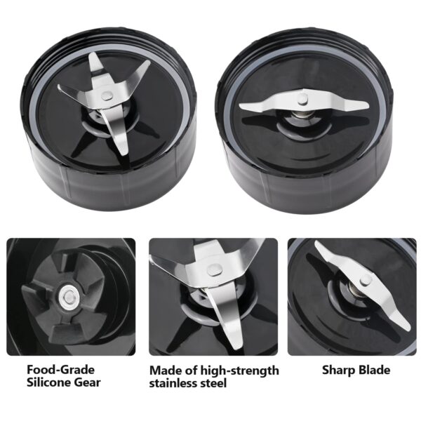 Replacement Parts Compatible with Magic Bullet 250W MB1001 Series - Image 3