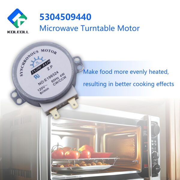OEM 5304509440 Microwave Turntable Motor Compatible with Frigidaire 4583637 AP6230595 PS12071283 EAP12071283 Microwave Replacement Part - Image 4