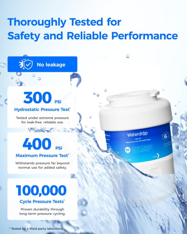 Waterdrop WD-F13 Refrigerator Water Filter Replacement for GE® MWF®, 3 Pack - Image 7