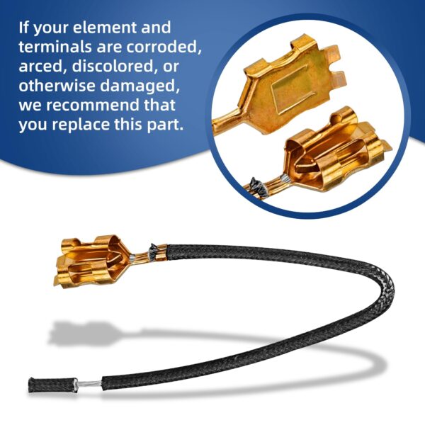 4-Pack Upgraded 330031 Range Burner Receptacle Kit by Romalon Replacement Parts for Whirl-pool, May-tag, Ken-more Range/Stove Replaces 814399, 5303935058, 5301167733 - Image 6