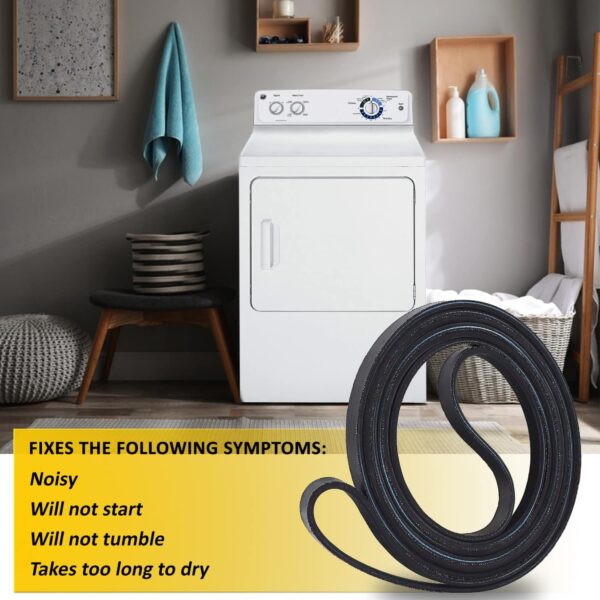 Seentech 341241 Dryer Drum Belt Compatible with Whirlpool Kenmore Roper - Image 4