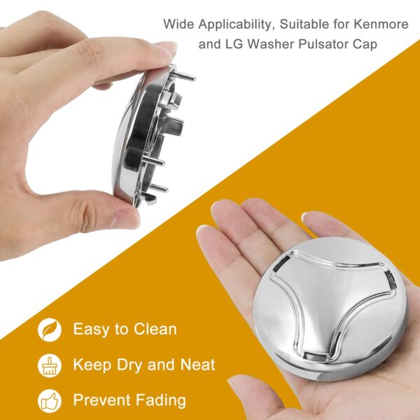 5006EA3009B Washer Washplate Cap fit for L-g Agitator Cap 2 pack - Image 3