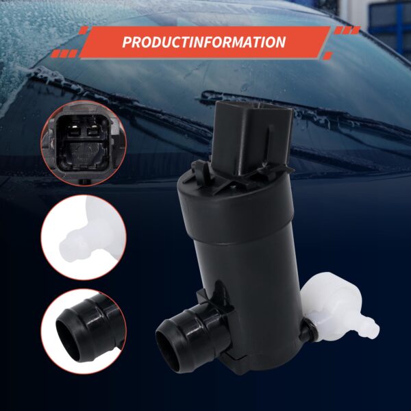 HiSport 98510-A9000 Front Windshield Washer Motor Pump - Image 3