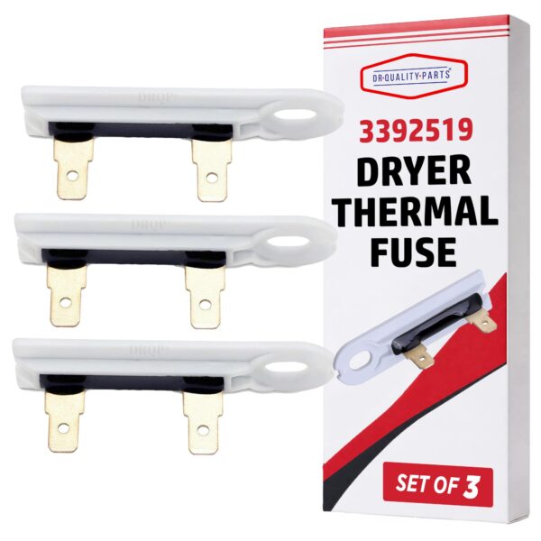Dr Quality Parts 3392519 Dryer Thermal Fuse Set of 3, for Whirlpool Dryer - Image 2