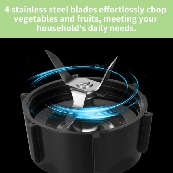 6 Cup Blender Glass Jar with Blade,Including 1 glass jar with lid 1 4fins blade 1 blender jar base 3pcs seal gasket. Replacement Parts for Oster Osterizer (NOT fit Pro, Master or Versa models) - Image 6