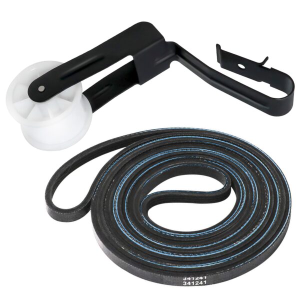 341241 691366 Dryer Drum Belt & Pulley Kit by Beaquicy - Replacement for Whirl-Pool Ken-More Dryer - Replaces PS346995 AP2946843 EAP346995 W10131364 - Image 7