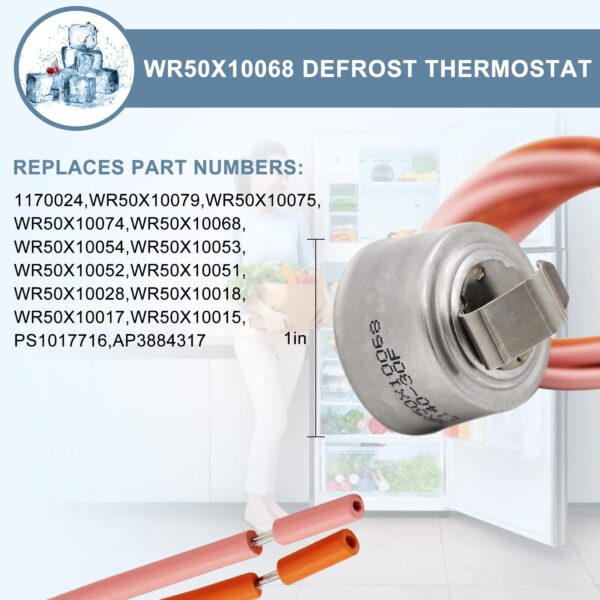AMI PARTS WR51X10055 Refrigerator Defrost Heater Kit - Image 5