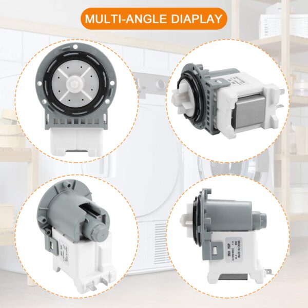 DC31-00178A DC31-00187A PX3516-01 Washer Drain Pump for Samsung Washing Machine - Replaces DC31-00178D B35-3a 5 Year Warranty - Image 3
