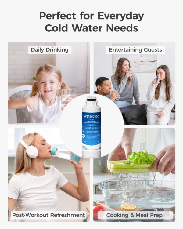 Waterdrop WD-F27 Replacement for Samsung® HAF-CIN/EXP Water Filter, 3 Pack - Image 7