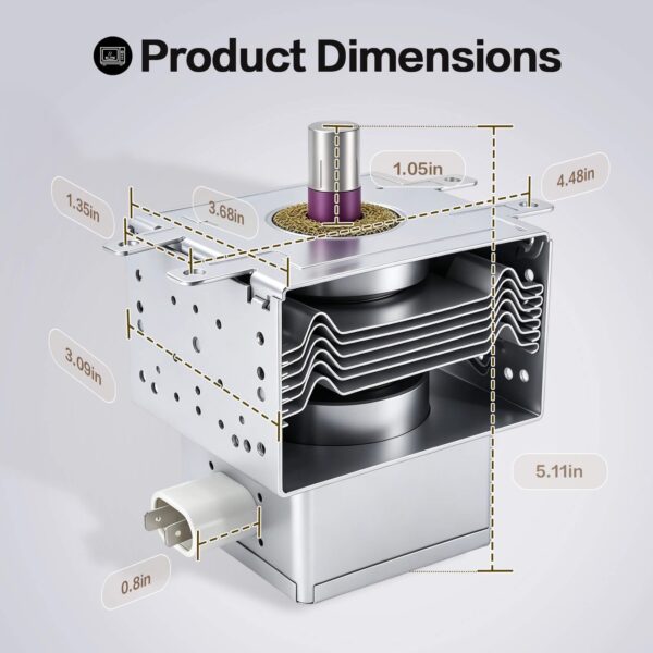 2B71165R 2M214-161GP Magnetron Compatible with LG Microwave Oven - Image 5