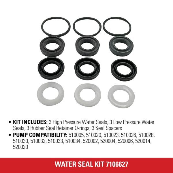 Simpson Replacement Water Seal Kit for Pressure Washer Pumps - Image 3
