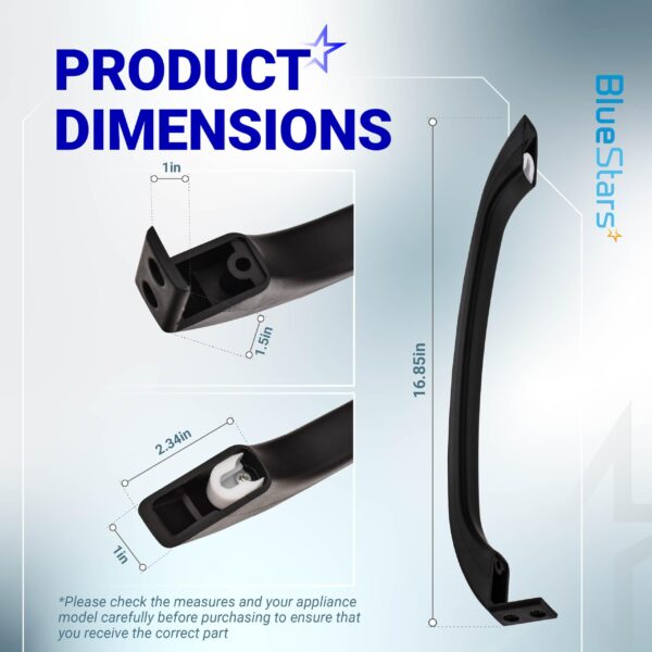 BlueStars Ultra Durable 218428121 Refrigerator Door Handle 16-3/4 Inches - Image 3
