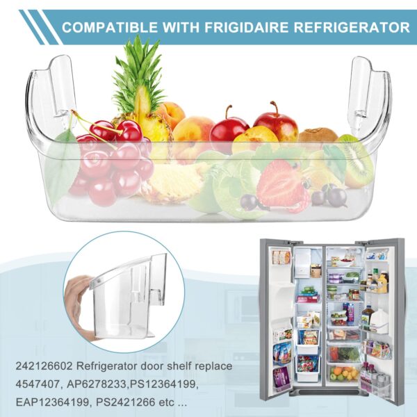 UPGRADED 242126602 Refrigerator Door Bin Shelf Replacement - Image 3