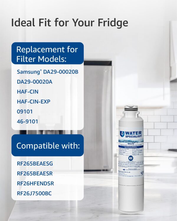 Waterspecialist Water Filter Replacement for Samsung® DA29-00020B, 3 Pack - Image 6
