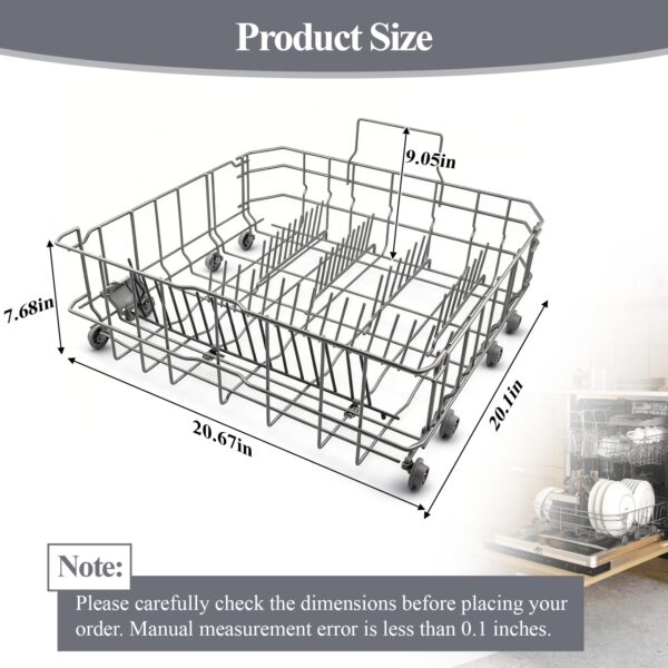 00770545 Dishwasher Lower Dishrack Compatible with Bosch Dishwasher - Image 5