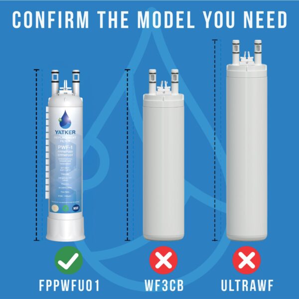 Yatker FPPWFU01 Water Filter Replacement 2 Packs - Image 5