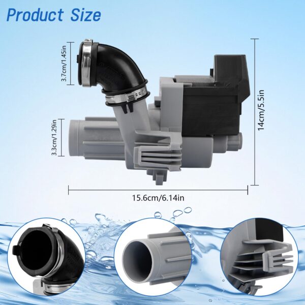 W11612327 W11024423 Dishwasher Circulation Pump - Image 5