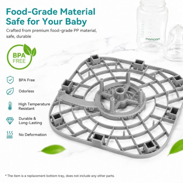 CUTIECLUB Replacement Bottom Tray for Momcozy KleanPal Pro Bottle Washer - Image 3
