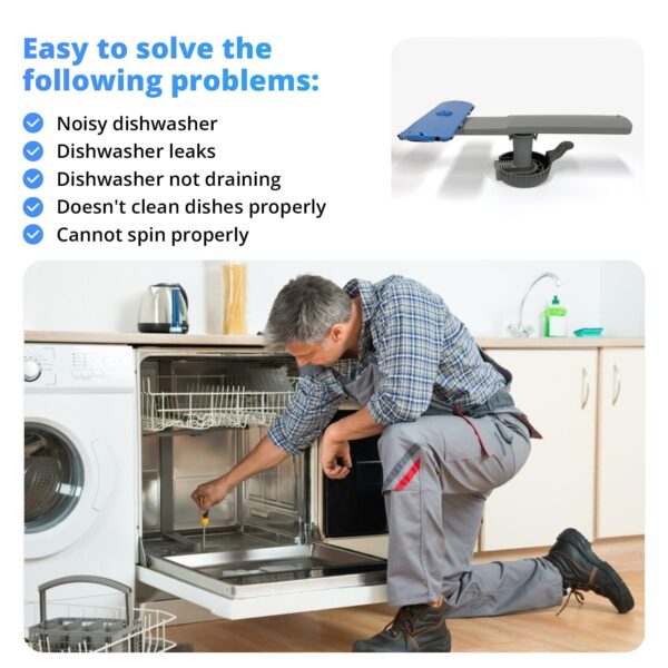 5304506660 Fits Frigidaire Dishwasher Lower Spray Arm Assembly Replacement - Image 7