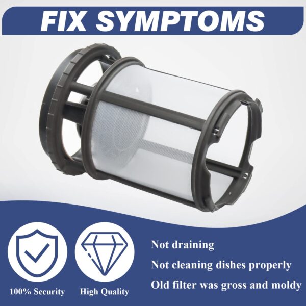 W10872845 Dishwasher Pump Filter Cup Replacement for Whirlpool KitchenAid - Image 3