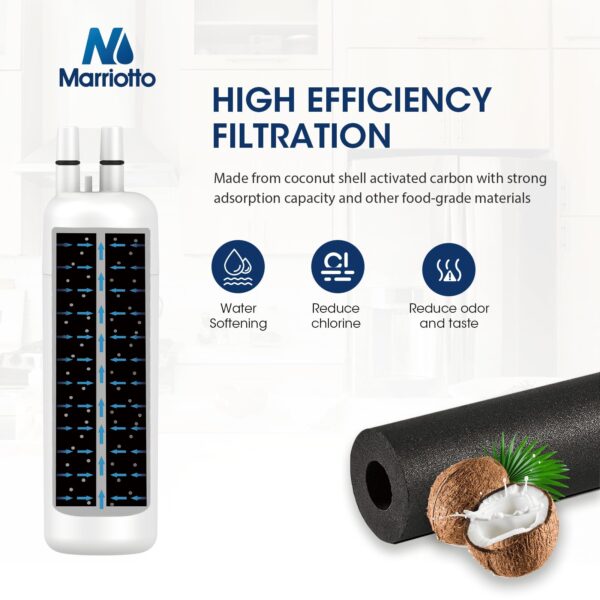 MARRIOTTO EDR1RXD1 Water Filter Compatible with Filter 1,3 Pack - Image 3