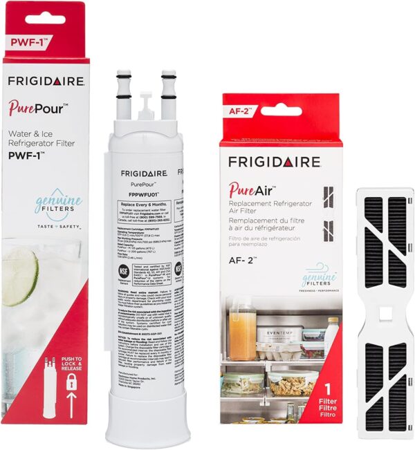 Frigidaire PurePour® PWF-1 (FPPWFU01) & PureAir® AF-2 (FRGPAAF2) Water & Air Filter Combo Kit - Image 3