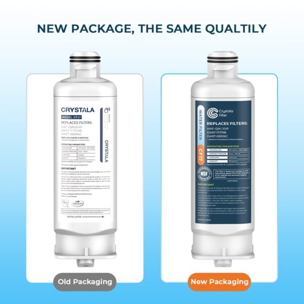 Crystala Filters Replacement for Samsung Water Filter DA97-17376B 3 Pack - Image 2