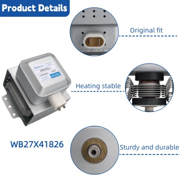 WB27X41826 Microwave Magnetron for GE Replacement Part WB27X11102 AP4502427 - Image 3