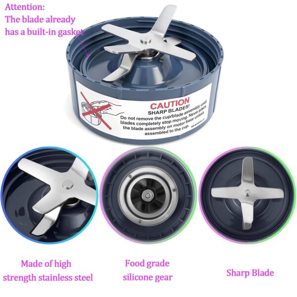 Replacement Blender Blade Parts for NutriBullet 600w 900w Blender - Image 4