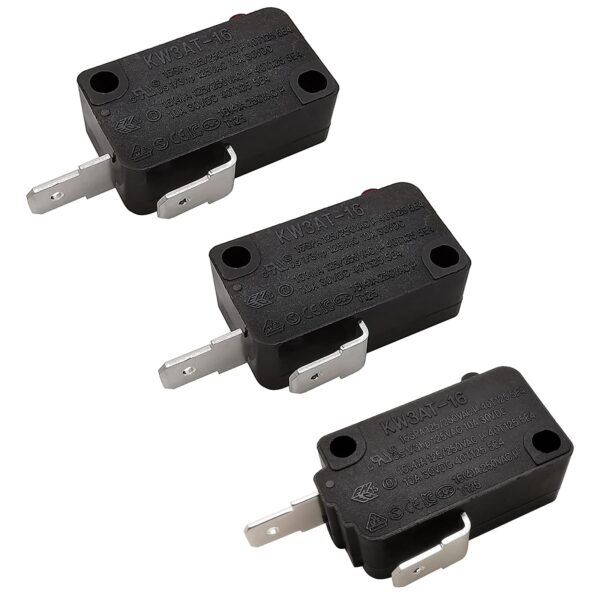 HiQltyla Microwave Door Switch Replacement, KW3AT-16 16A 125VAC, 2NO+1NC