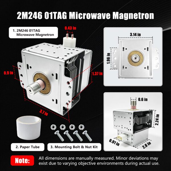 FrigeSwift 2M246 01TAG Microwave Magnetron for LG 6324W1A001L AP4457332 - Image 6