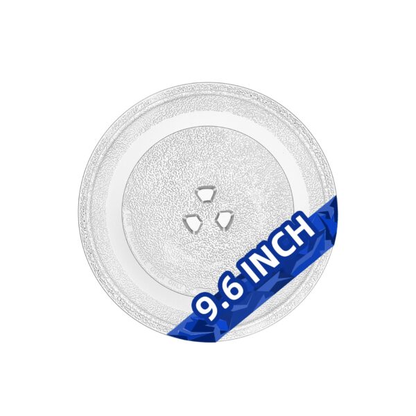 9.6 Inch Microwave Glass Plate - Durable Replacement Microwave Glass Plate for Small & Retro Microwaves (0.7 Cu Ft, 700W), Good Price Quick Fix - Image 2