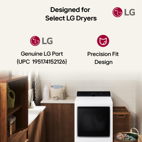 LG Genuine Dryer Lint Filter (ADQ74233201) – OEM Replacement Lint Screen – Compatible with Selected LG Dryer Models - Image 3