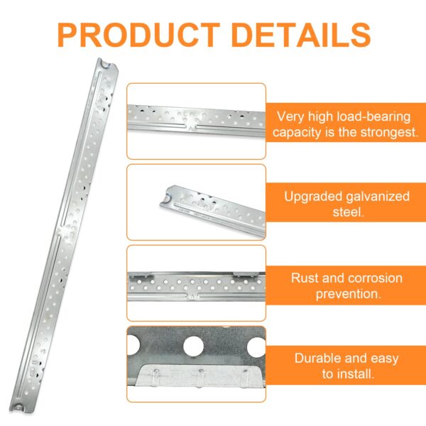 DE70-00561A DE92-90505N Microwave Mounting Kit - Fits for Samsung Installation Hardware Kit Replace DE70-00378A Microwave Mounting Bracket Assembly (DE70-00561A Microwave bracket Kit) - Image 5