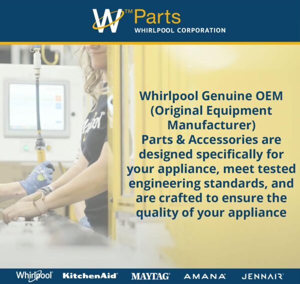 Whirlpool WPW10299224 Genuine OEM Electric Range Oven Door Hinge Replacement Part - Replaces W10299224 - Image 3