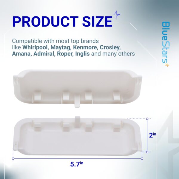 W10861225 W10714516 Dryer Door Handle for Whirlpool Kenmore Maytag Dryers - Image 3