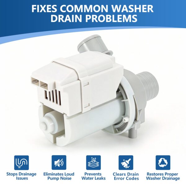 DP040-012 4681EA1007A Washer Drain Pump Replacement - Image 5