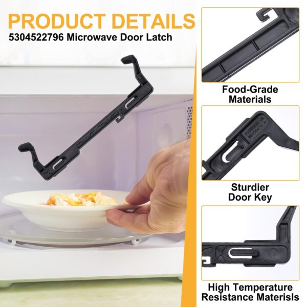 Tellegloww 2 Pack Microwave Door Latch Compatible with Most Microwaves - Image 4