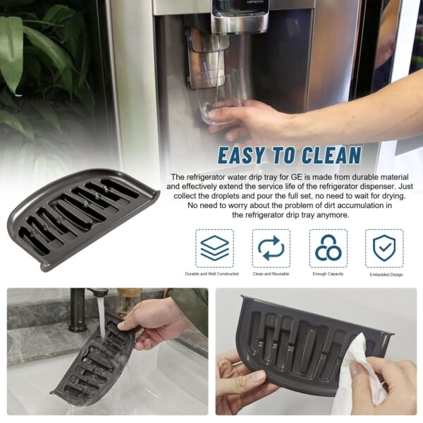 WR17X12910 Refrigerator Dispenser Drip Tray Replacement for GE Fridge - Image 7