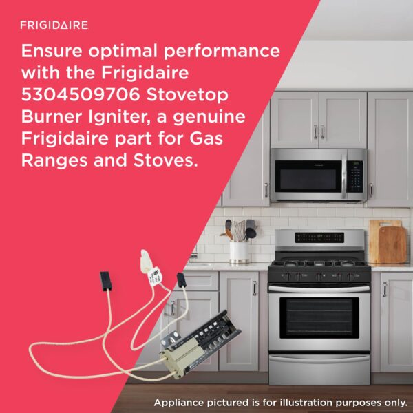 Frigidaire 5304509706 Stovetop Burner Igniter for Gas Ranges and Stoves - Image 4