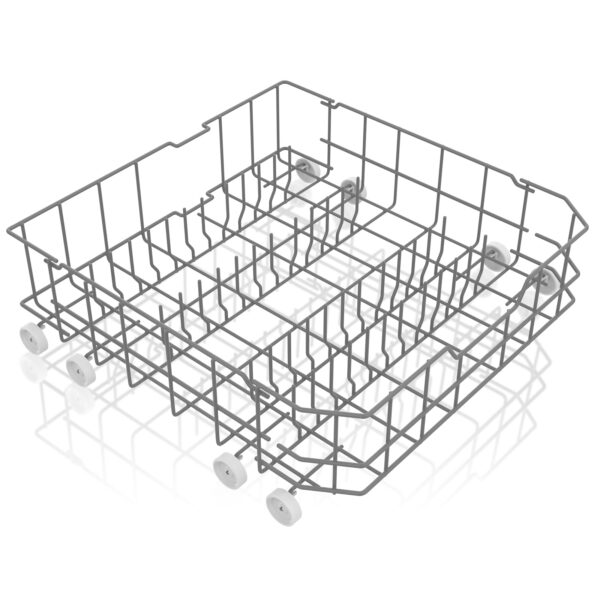UPGRADED WD28X10384 Lower Rack Compatible with GE Dishwasher Rack Parts,WD28X10384 WD28X10165 WD28X10309 WD28X10166 GLD4560V00SS GLD4500N10BB GE Dishwasher Bottom Rack Replacement Parts with Wheels - Image 6