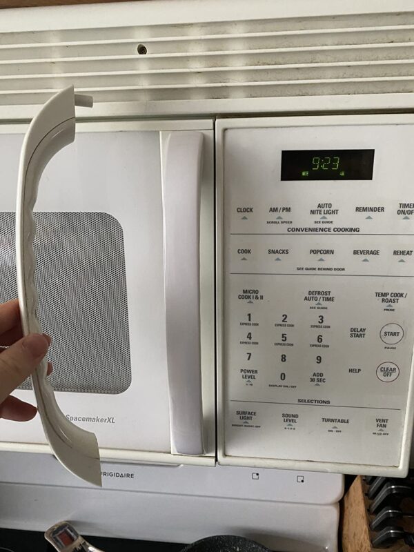WB15X335 Microwave Door Handle Compatible with Select GE Spacemaker XL - Image 5