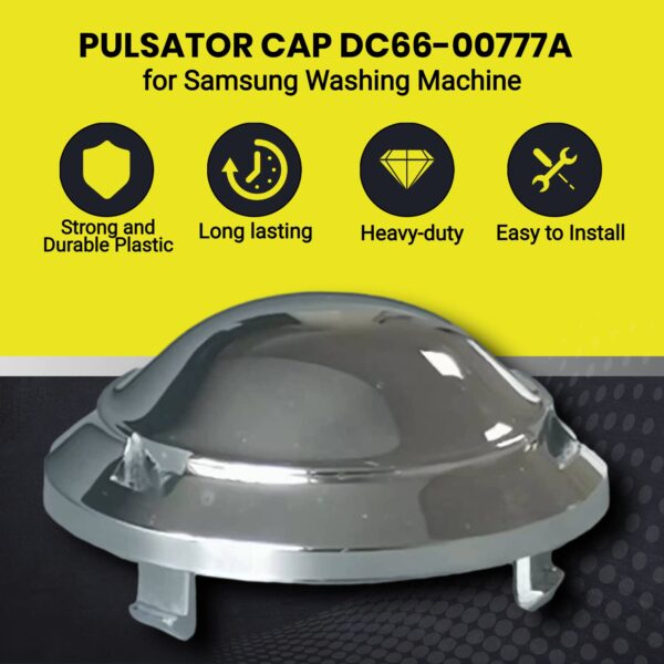 (2 Pack) Washer Pulsator Cap Replacement - Part Number DC66-00777A Highly Compatible with Samsung Washer Model Numbers 5788799, 3282678, AP5788799 and PS8753312 - Image 5