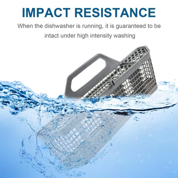 WD28X10128 Dishwasher Silverware Basket Gray By AMI PARTS (19.7"x3.8"x8.4") - Image 3