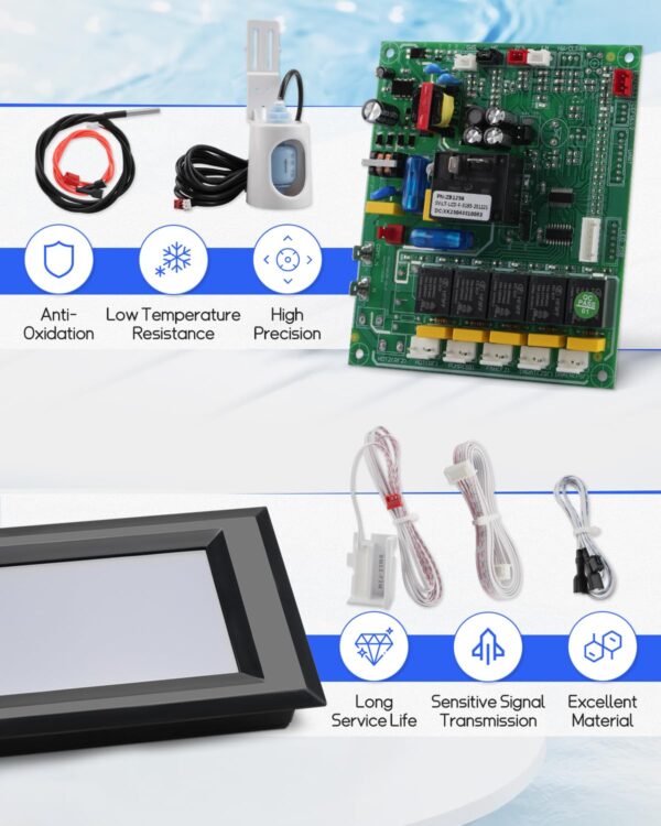 Blue Touch Screen ice Makers Control Board Fit for Vevor Ice Machines - Image 6