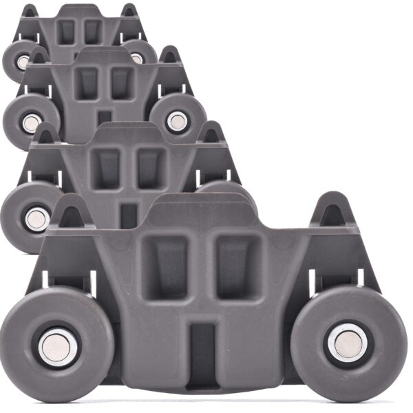 (4-pack) W10195416 NEW UPGRADED Replacement Part for Lower Dishwasher Wheel – Compatible with GE/Whirlpool/Kenmore - AP5983730, W10195416V, W10105417, PS11722152, W10195416VP - Image 4